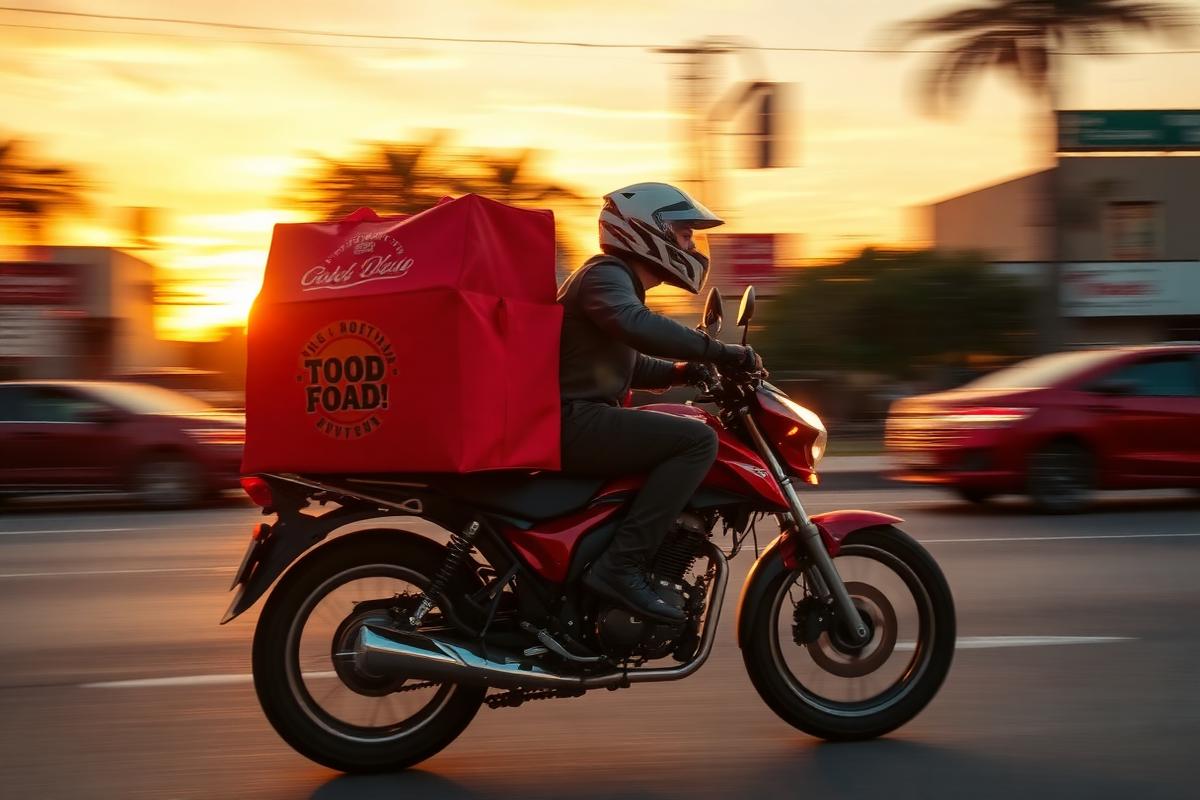 Delivery rider